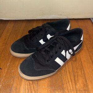 Gola Black and White Canvas Sneakers